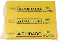 ABSORBENT PAD, RUBBERMAID, OVER-THE-SPILL, YELLOW, 17.4" X 14.9", 25/CT THUMBNAIL